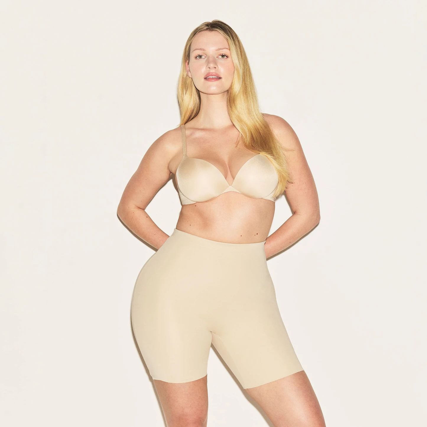 Cycliste Sculptant Push-Up Beige