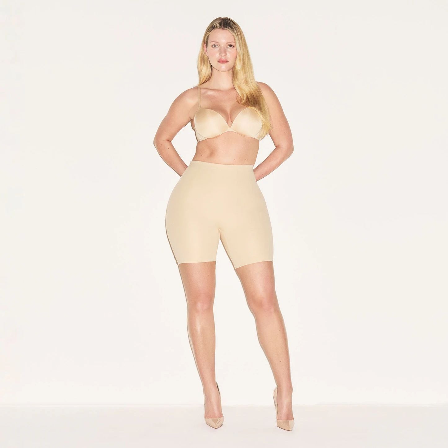 Cycliste Sculptant Push-Up Beige