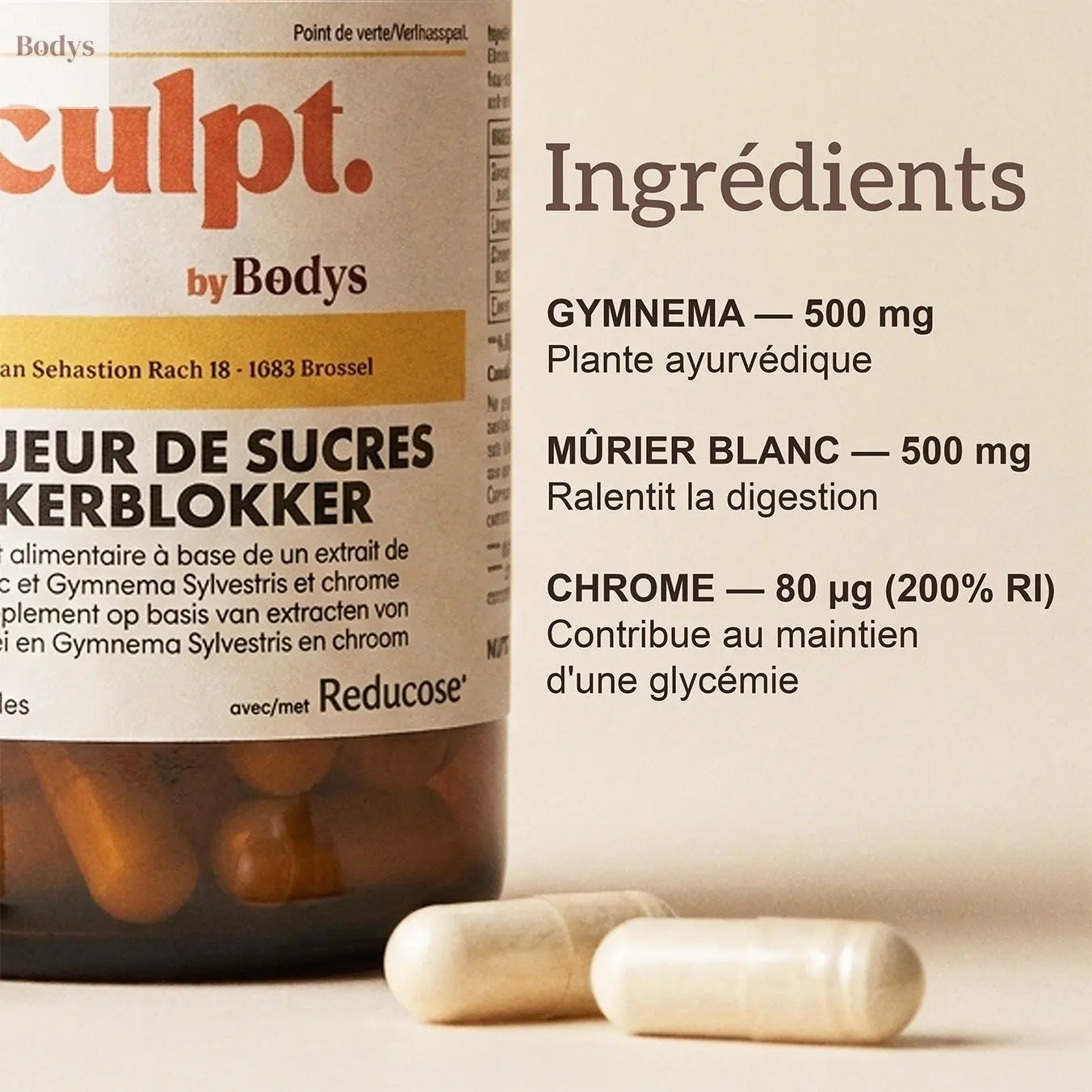 Sculpt - Gélule formule bloqueur de sucre Bodys
